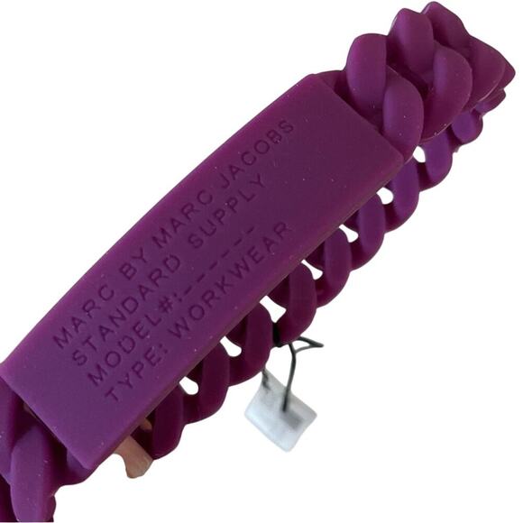 Marc by Marc Jacobs Purple Chain Bracelet NEW - Picture 2 of 6